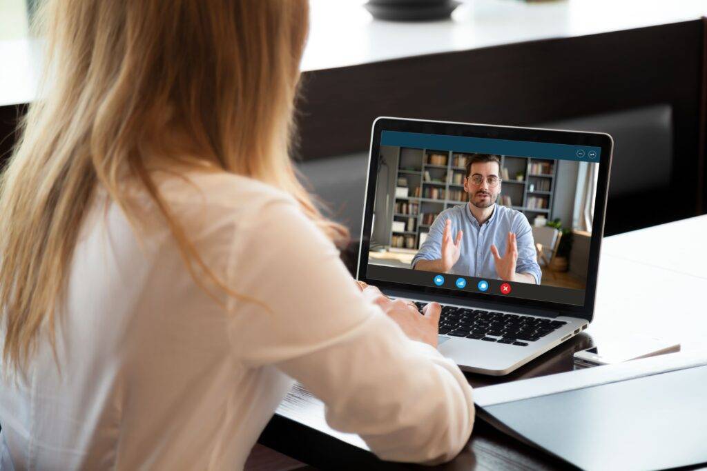 woman on laptop