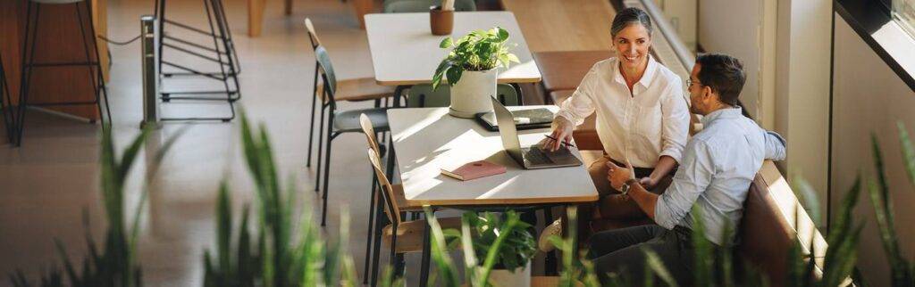 people at a table